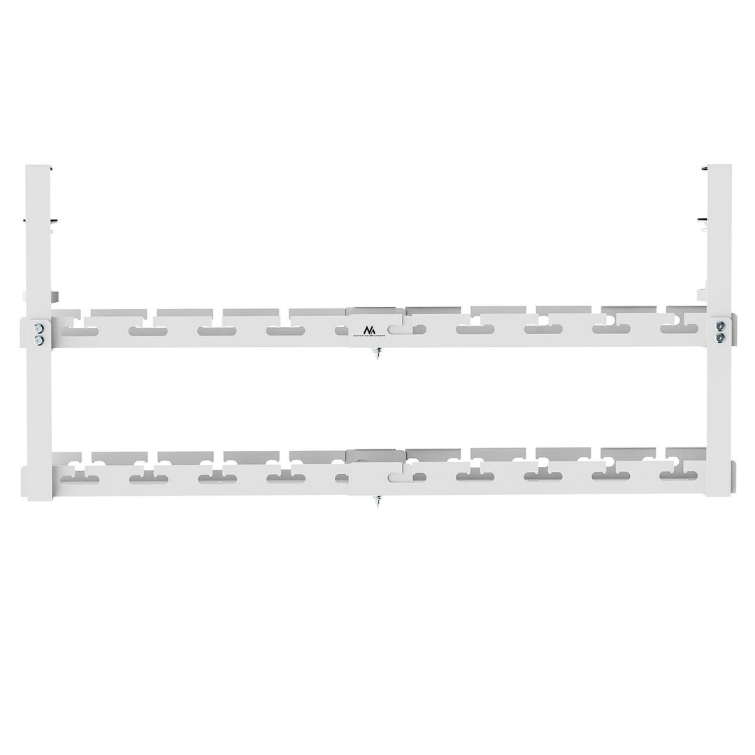 Maclean organizator kabela ispod stola, maksimalno opterećenje 5 kg, maksimalna duljina 728 mm, 2 razine, bijela, MC-102 W