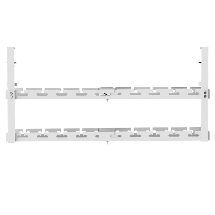 Maclean organizator kabela ispod stola, maksimalno opterećenje 5 kg, maksimalna duljina 728 mm, 2 razine, bijela, MC-102 W