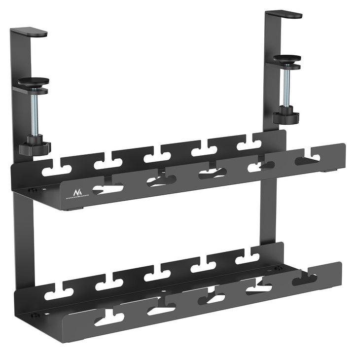 Maclean organizator kabela ispod stola, maksimalno opterećenje 5 kg, 2 razine, crna, MC-104 B
