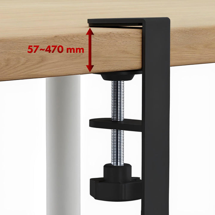 Maclean organizator kabela ispod stola, maksimalno opterećenje 5 kg, 2 razine, crna, MC-104 B