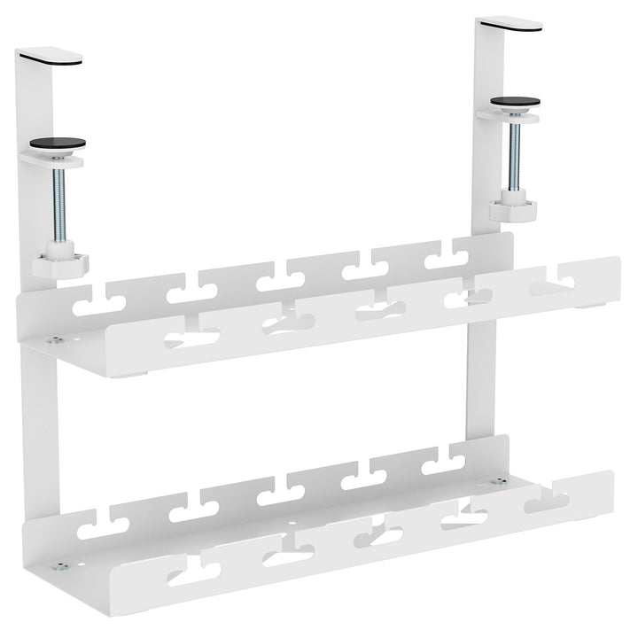 Maclean organizator kabela ispod stola, maksimalno opterećenje 5 kg, 2 razine, bijeli, MC-104 W