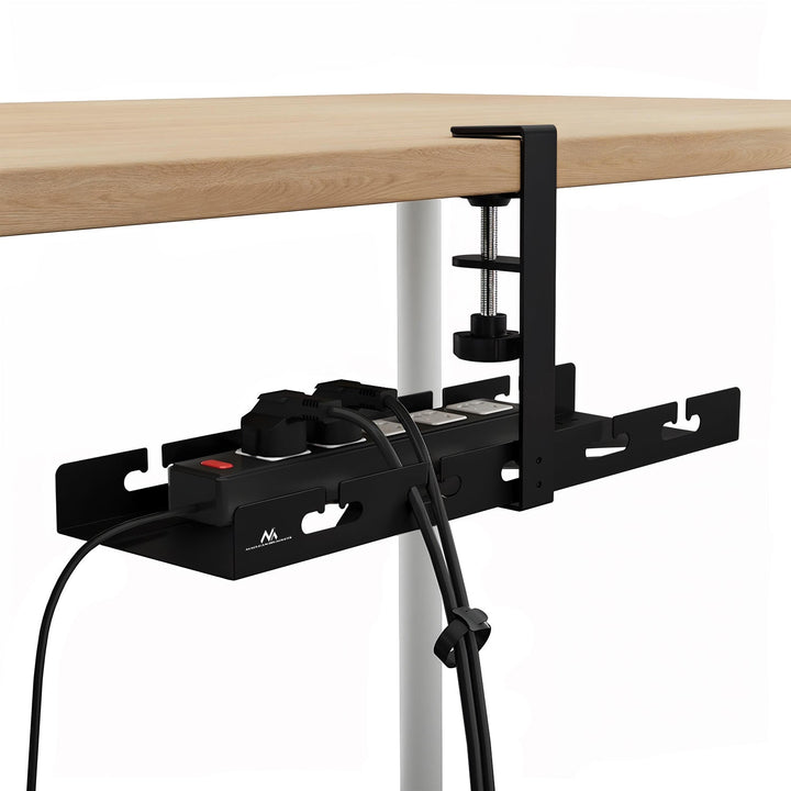 Maclean organizator kabela ispod stola, maksimalno opterećenje 5 kg, crni, MC-105 B