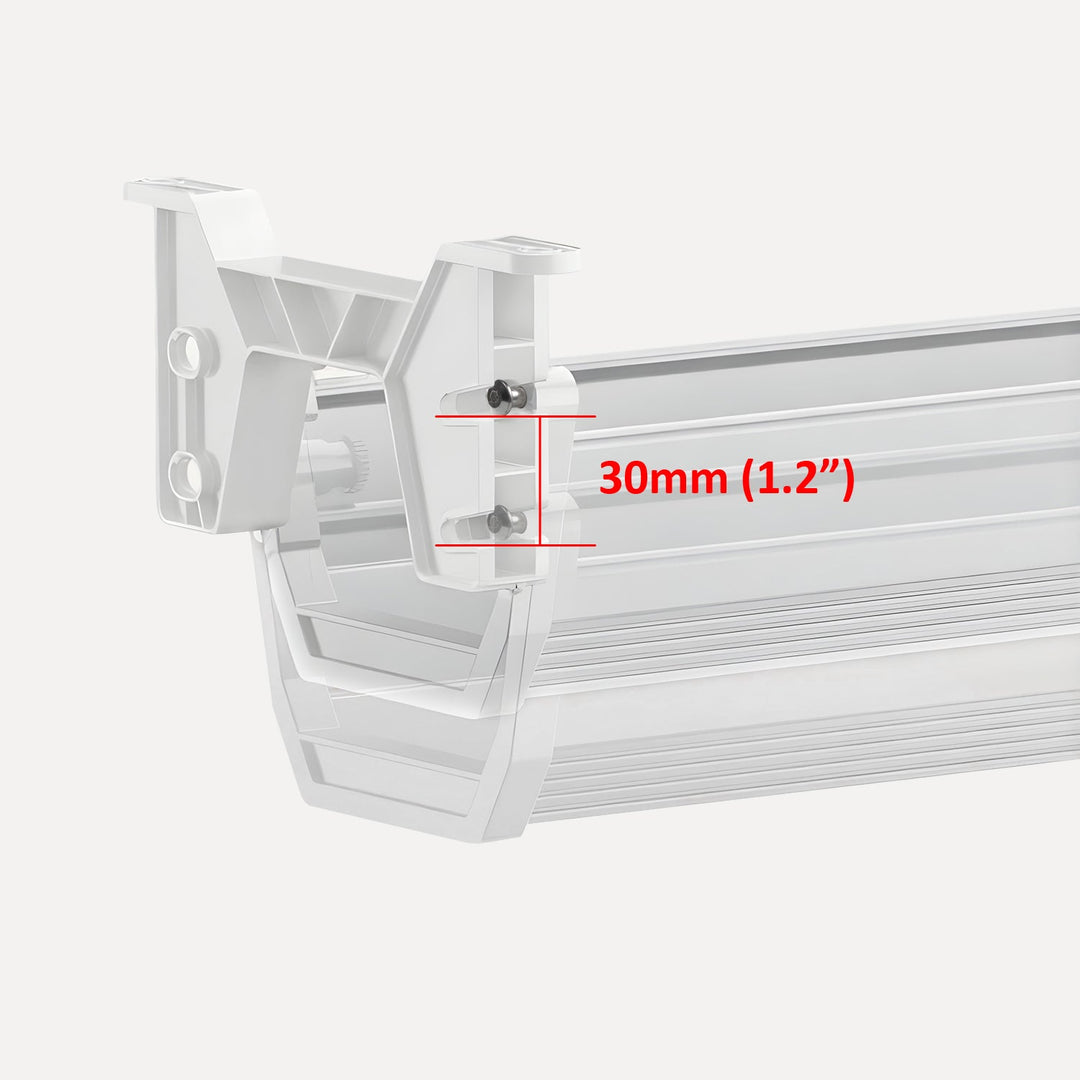 Organizator kabela ispod stola/produžni kabel Maclean, maksimalno opterećenje 5 kg, bijeli, MC-106 W