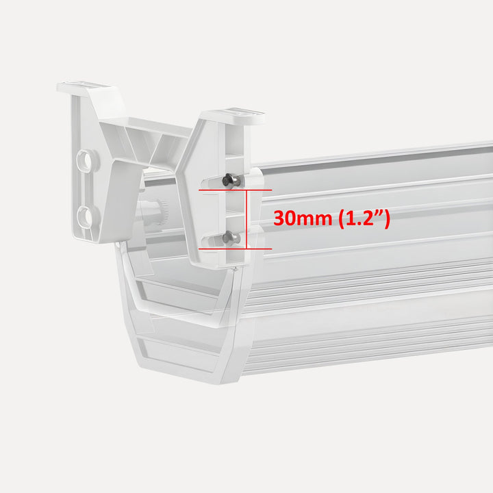 Organizator kabela ispod stola/produžni kabel Maclean, maksimalno opterećenje 5 kg, bijeli, MC-106 W