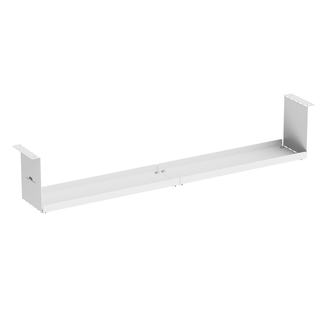 Kompaktni Maclean organizator kabela ispod stola, maksimalno opterećenje 5 kg, bijeli, MC-107 W