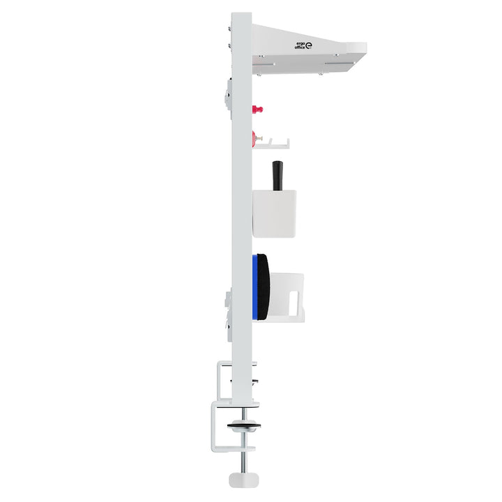 Ergo uredski pregradni organizator za stol, maksimalno opterećenje 10 kg, bijela i plutena ploča, širina 1250 mm, bijela, ER-300 W