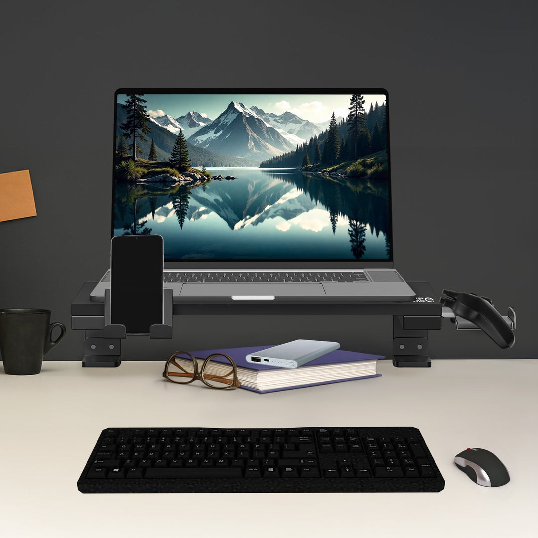 Ergo Office stalak za laptop/monitor, maksimalno opterećenje 20 kg, za dijagonalu 13-32", crna, ER-303 B