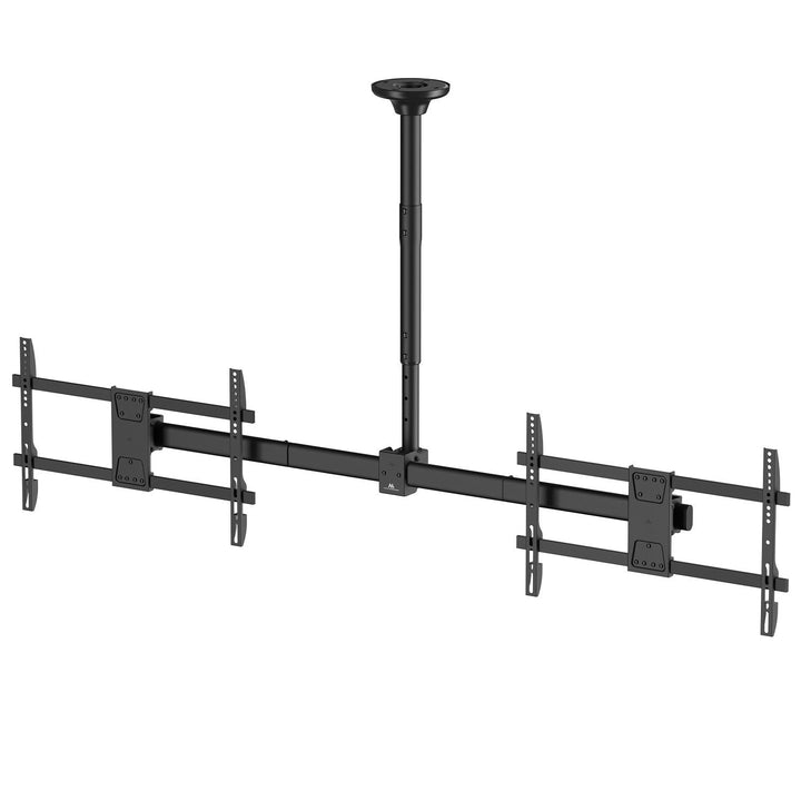 Stropni nosač za dva Maclean televizora, maksimalno opterećenje 2x40 kg, 34–60", maksimalna VESA 600×400, MC-111 B
