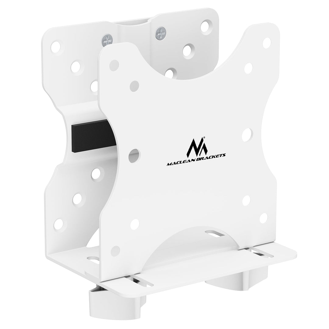Maclean mini nosač za monitor, raspon 17-70 mm, VESA kompatibilan, maksimalno opterećenje 5 kg, bijeli, MC-115 W