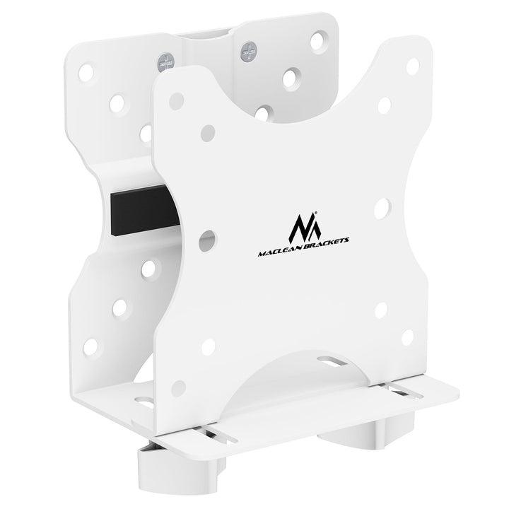 Maclean mini nosač za monitor, raspon 17-70 mm, VESA kompatibilan, maksimalno opterećenje 5 kg, bijeli, MC-115 W