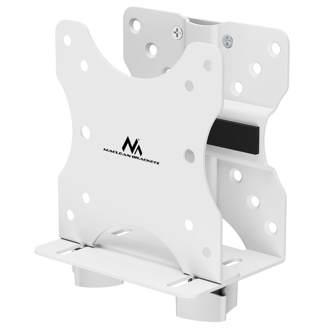 Maclean mini nosač za monitor, raspon 17-70 mm, VESA kompatibilan, maksimalno opterećenje 5 kg, bijeli, MC-115 W