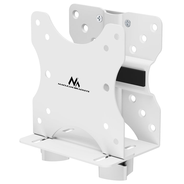 Maclean mini nosač za monitor, raspon 17-70 mm, VESA kompatibilan, maksimalno opterećenje 5 kg, bijeli, MC-115 W