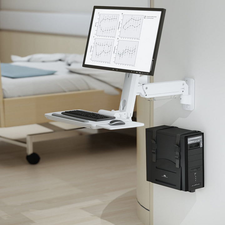 Maclean nosač za računalo CPU, raspon 122–212 mm, maksimalno opterećenje 10 kg, crna, MC-116 B