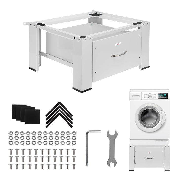 Maclean samostojeći perilica/sušilica rublja s ladicom, maksimalni teret 150 kg, bijela, MC-117 W