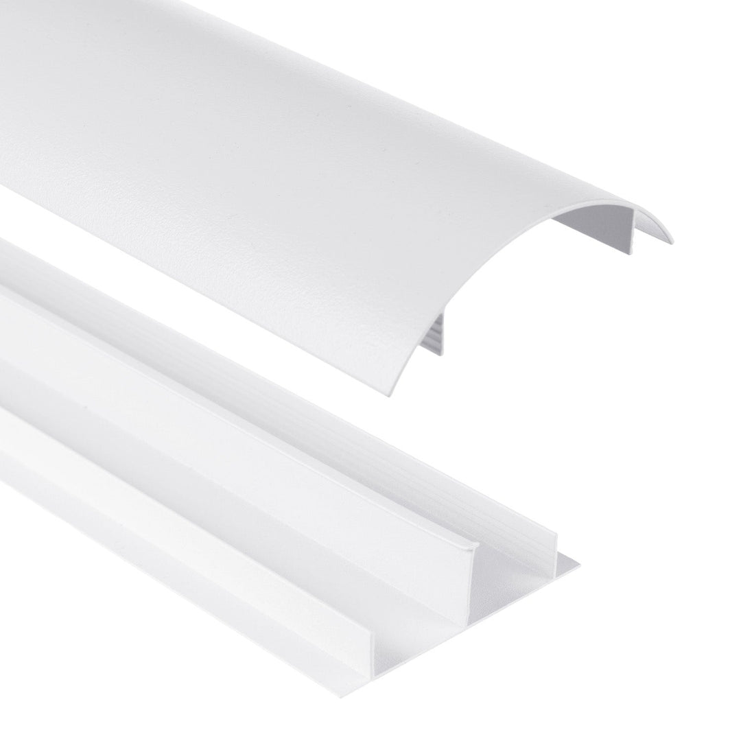 Maclean aluminijska pokrovna traka za kabele, 62x20x750 mm, bijela, MC-814 W