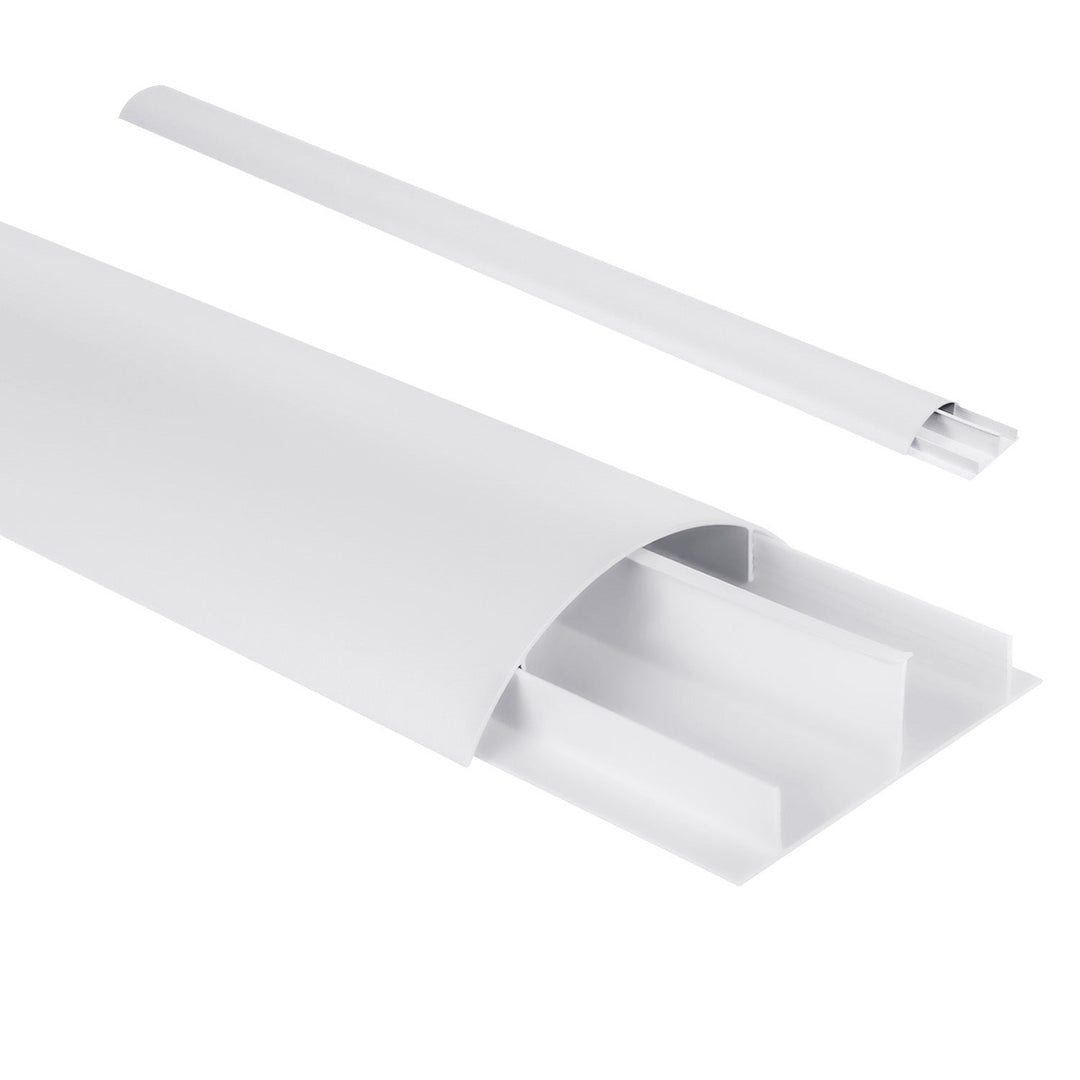Maclean aluminijska pokrovna traka za kabele, 62x20x750 mm, bijela, MC-814 W