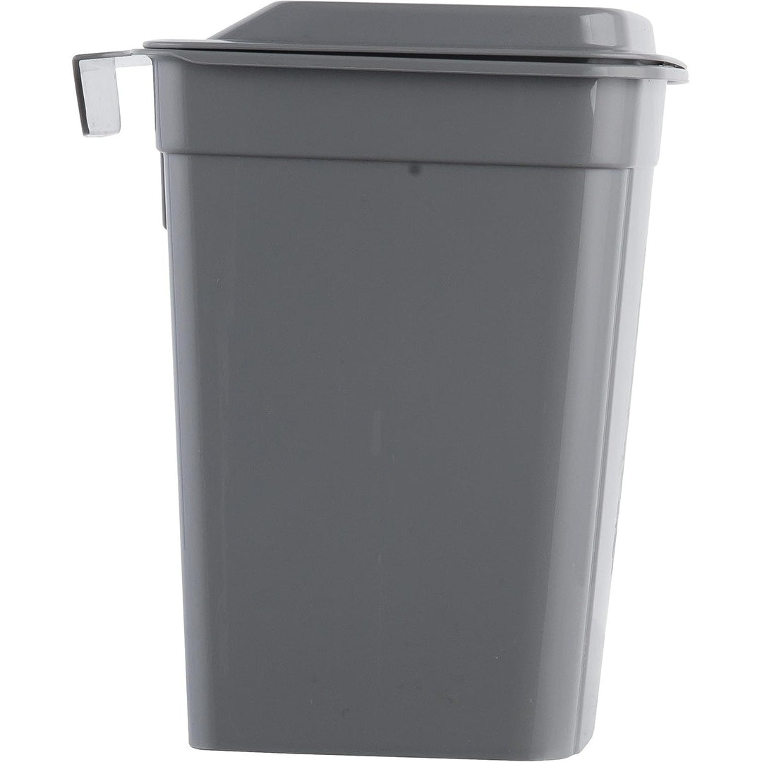 Keeeper kanta za smeće, viseća, s poklopcem, 4 l, siva, Milano