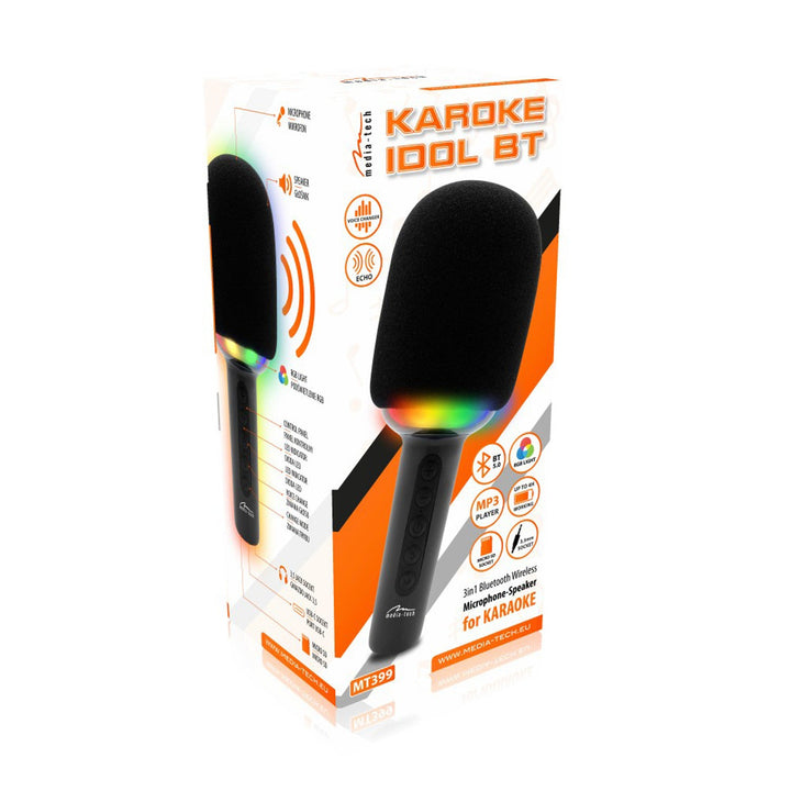 KARAOKE IDOL BT Media-Tech MT399 karaoke mikrofon s Bluetooth zvučnikom