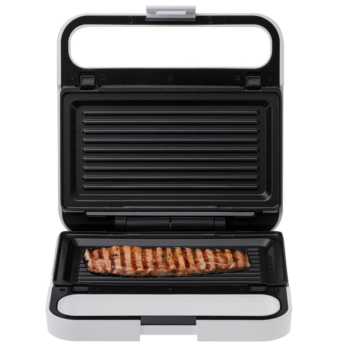 Adler aparat za sendviče, kontaktni grill, 1100 W, bijeli, AD 3070