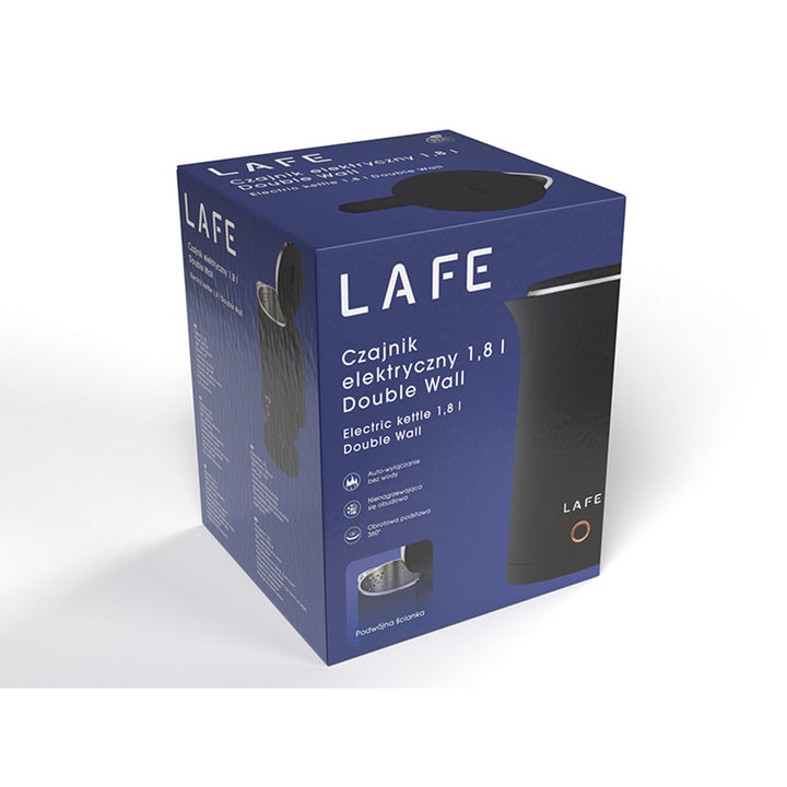 Lafe električni čajnik, dvostruki zid, 1800 W, 1,8 l, dvostruki zid