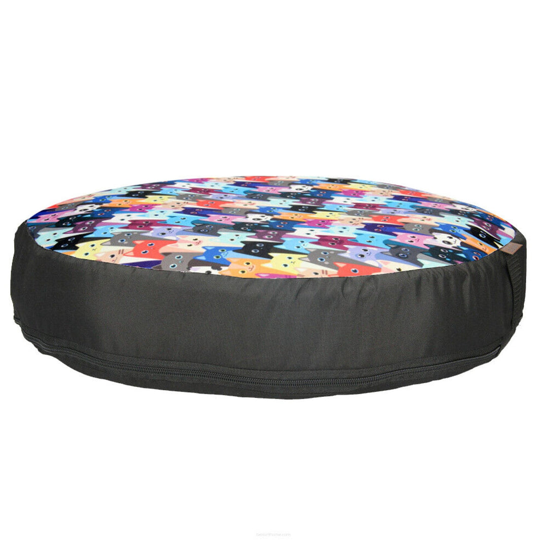 Bertoni mačji krevetić, granulatni punjač, promjer 50 cm, uzorak mijaukanja, EE130