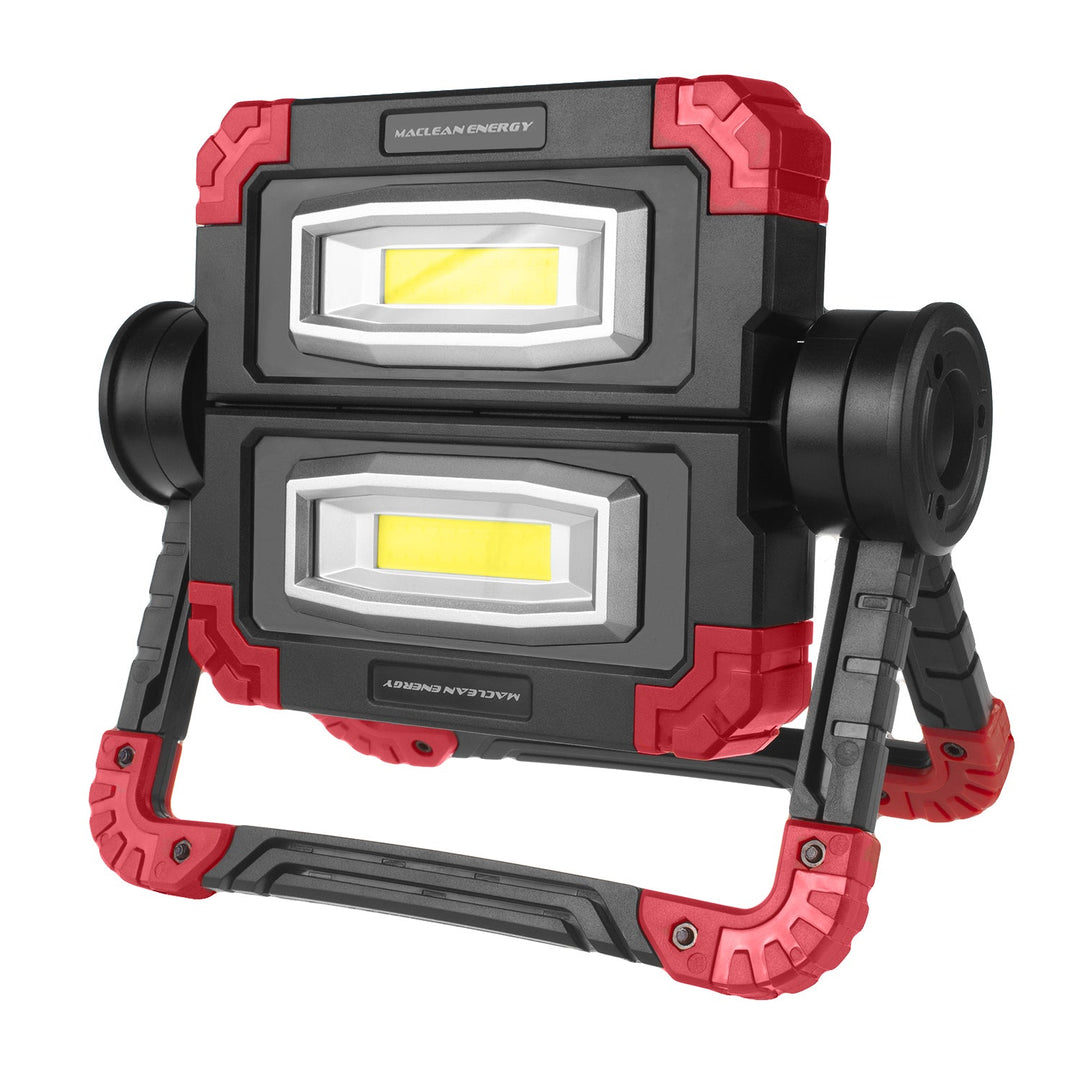 Maclean COB LED radna lampa, 300 lm, 3 načina osvjetljenja, napajanje 4×AA, temperatura boje 6500 K, MCE439, 2 komada.