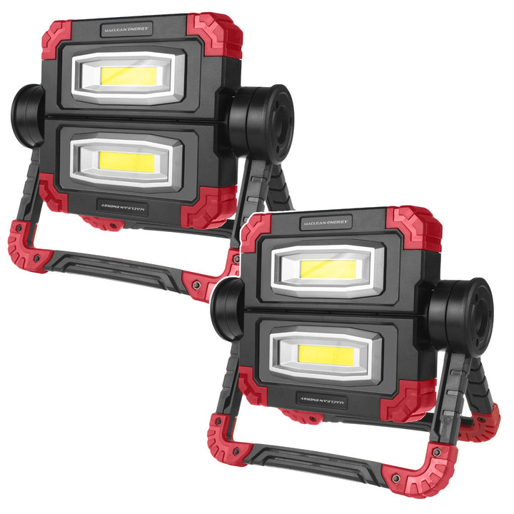 Maclean COB LED radna lampa, 300 lm, 3 načina osvjetljenja, napajanje 4×AA, temperatura boje 6500 K, MCE439, 2 komada.