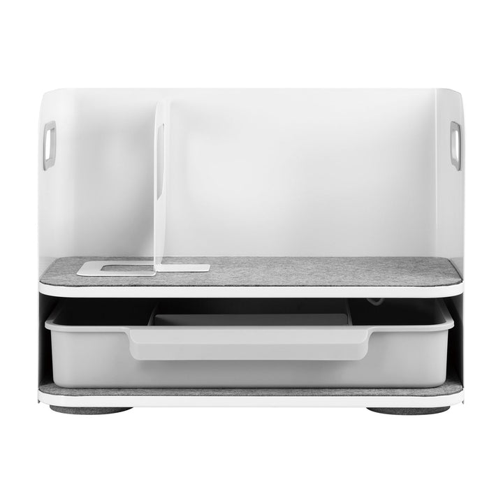 Ergo uredski organizator za stol s ladicom, bijeli, max. 10 kg, ER-440 + ER-442 organizator za dodatke ispod stola