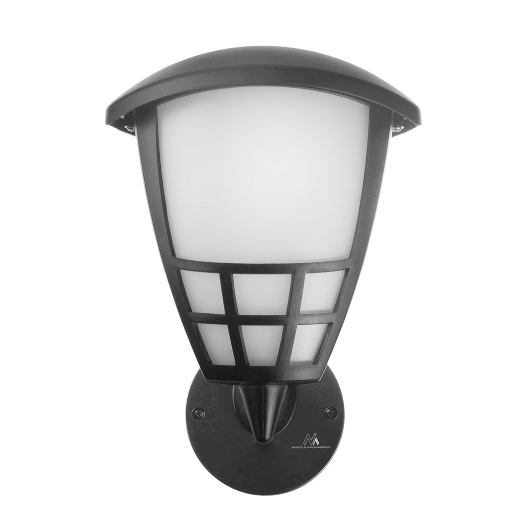 Maclean 1xE27 zidna lampa, maksimalno opterećenje 60 W, IP65, siva, MCE519 GR + Maclean Energy MCE280 WW toplo bijela 3000 K 1500 lm retro Edison dekorativna A60 E27 LED žarulja sa žarnom niti, 11 W 230 V