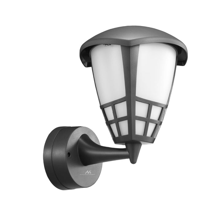 Maclean 1xE27 zidna lampa, maksimalno opterećenje 60 W, IP65, siva, MCE519 GR + Maclean Energy MCE280 WW toplo bijela 3000 K 1500 lm retro Edison dekorativna A60 E27 LED žarulja sa žarnom niti, 11 W 230 V