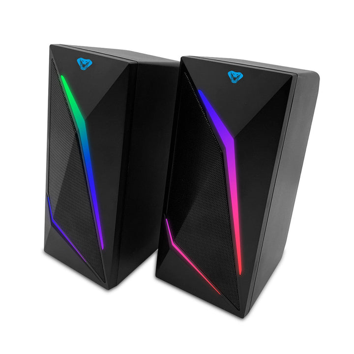 2.0 gaming zvučnici s Bluetoothom, šareno RGB LED pozadinsko osvjetljenje Media-Tech COBRA PRO URION 2.0 MT3172