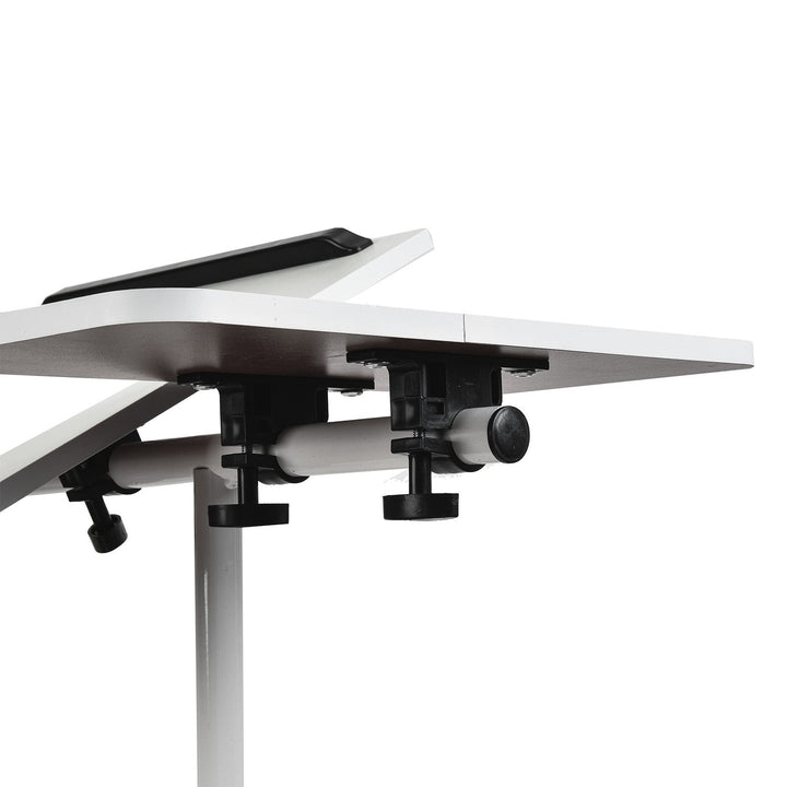Maclean pokretni stalak za stolno računalo/laptop, bijeli, podesiva visina 59–89 cm, max. 30 kg, MC-121 W