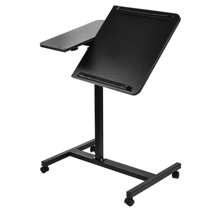 Maclean mobilni stol/stalaž za laptop, crni, podesiva visina 59–89 cm, max. 30 kg, MC-121 B
