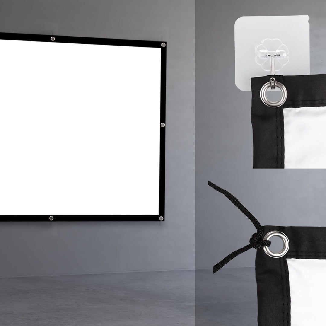 Maclean platno za projekciju, 120", 240x180 cm, okvir 25 mm, omjer 4:3, kukice za zatezanje, MC-169