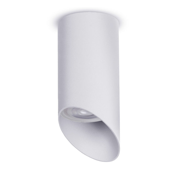 Uređaj za površinsku montažu / Maclean cijev, reflektor, okrugli, aluminij, GU10, 55x130 mm, bijeli, MCE360 W 3 kom. + GU10 7 W LED žarulja Maclean Energy MCE437 WW topla bijela 3000 K, 220-240V~, 50/60Hz, 3 komada