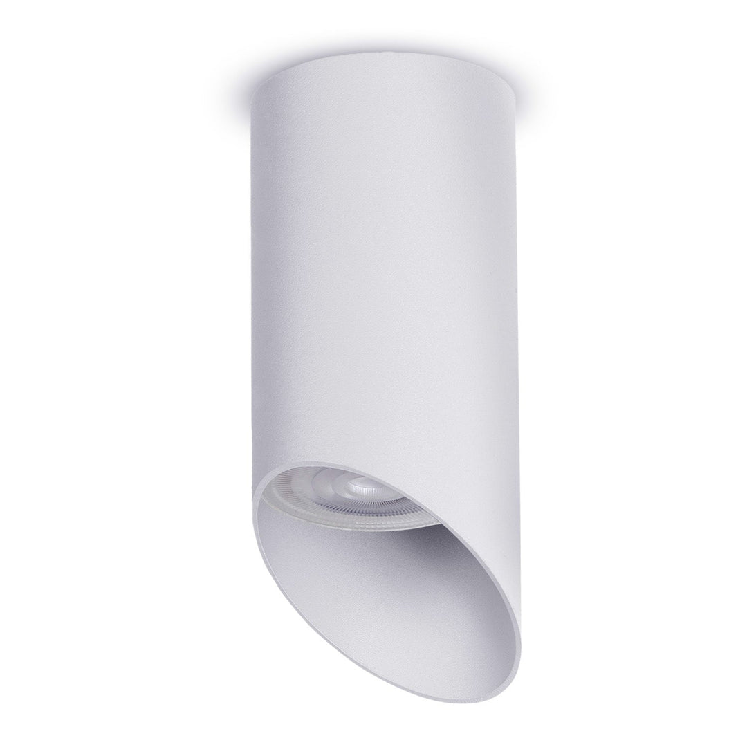 Corp de iluminat de suprafață/tub Maclean, spot, rotund, aluminiu, GU10, 55x130mm, alb, MCE360 W 3pcs+LED bec GU10 7W Maclean Energy MCE437 NW alb neutru 4000K, 220-240V~, 50/60Hz 3pcs