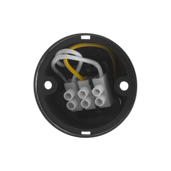 Spot de suprafață Maclean, rotund, aluminiu, GU10, 55x130mm, negru, MCE360 B+LED bec GU10 7W Maclean Energy MCE437 NW alb neutru 4000K, 220-240V~, 50/60Hz, 490lm