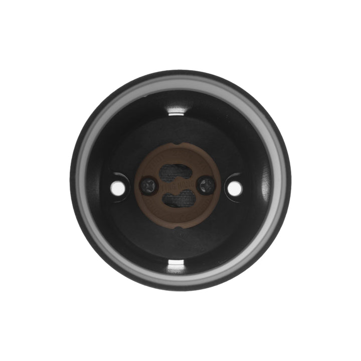 Spot de suprafață Maclean, rotund, aluminiu, GU10, 55x130mm, negru, MCE360 B+LED bec GU10 7W Maclean Energy MCE437 NW alb neutru 4000K, 220-240V~, 50/60Hz, 490lm