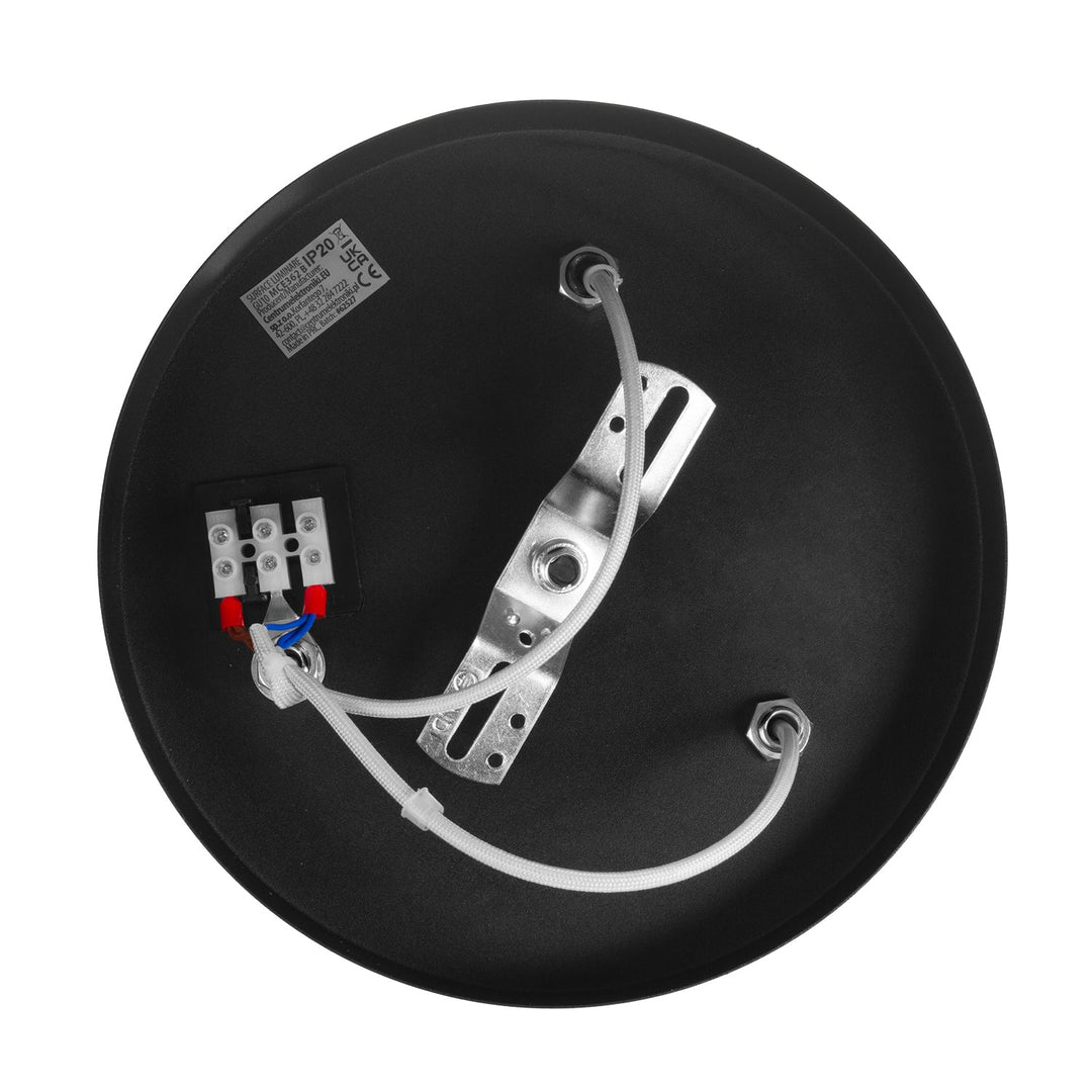 Maclean stropna svjetiljka, reflektor, pokretna, aluminijska, 3xGU10, 55×90 mm, mat crna, MCE362 B + GU10 7 W LED žarulja Maclean Energy MCE437 WW topla bijela 3000 K, 220–240 V~, 50/60 Hz, 3 komada
