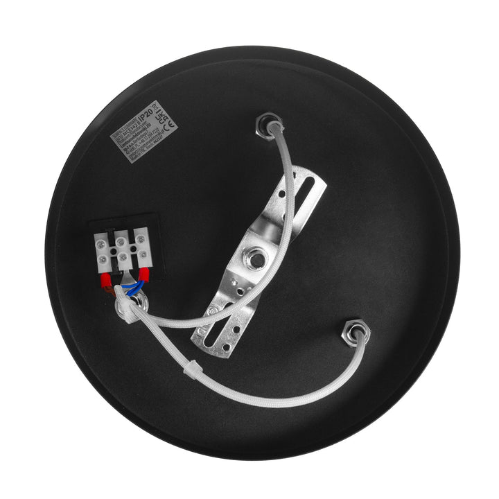 Maclean stropna svjetiljka, reflektor, pokretna, aluminijska, 3xGU10, 55×90 mm, mat crna, MCE362 B + GU10 7 W LED žarulja Maclean Energy MCE437 WW topla bijela 3000 K, 220–240 V~, 50/60 Hz, 3 komada
