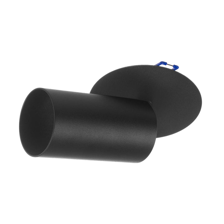 Maclean corp de iluminat încastrat / tubular, spot, rotund, aluminiu, GU10, 55x130mm, negru, MCE364 B+LED bec GU10 7W Maclean Energy MCE437 NW alb neutru 4000K, 220-240V~, 50/60Hz, 490lm