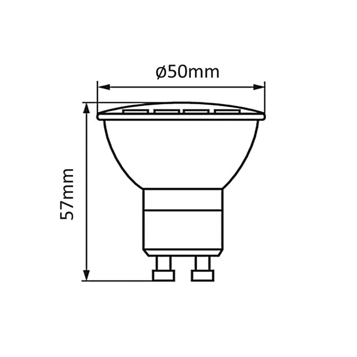 Maclean corp de iluminat încastrat / tubular, spot, rotund, aluminiu, GU10, 55x130mm, negru, MCE364 B+LED bec GU10 7W Maclean Energy MCE437 NW alb neutru 4000K, 220-240V~, 50/60Hz, 490lm