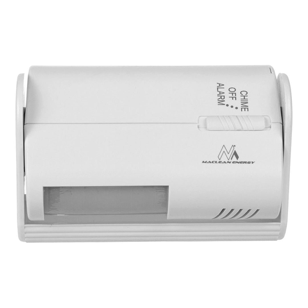 Maclean bežični ulazni alarm, PIR senzor, domet 8 m, napajanje 9 V DC, glasnoća iznad 70 dB, MCE311 W, 2 komada