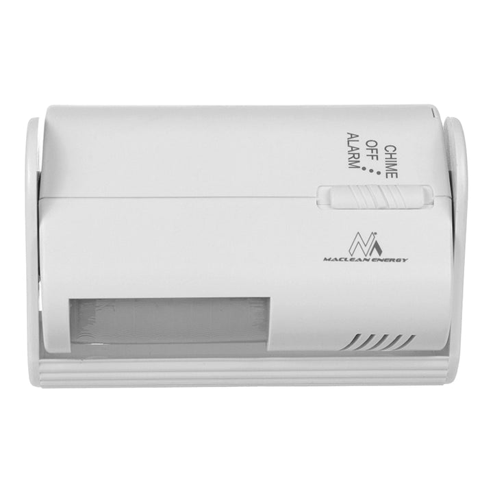 Maclean bežični ulazni alarm, PIR senzor, domet 8 m, napajanje 9 V DC, glasnoća iznad 70 dB, MCE311 W, 2 komada