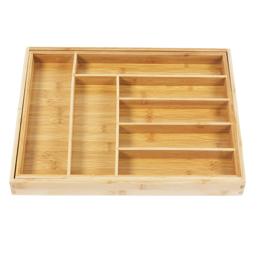 GreenBlue proširivi organizator bambusovog pribora za jelo, 325–500 x 430 x 45 mm, GB379, 2 komada