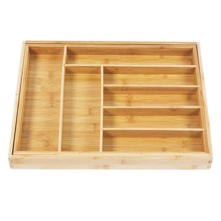 GreenBlue proširivi organizator bambusovog pribora za jelo, 325–500 x 430 x 45 mm, GB379, 2 komada