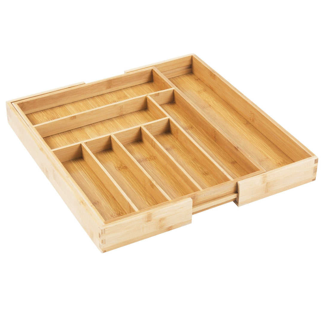 GreenBlue proširivi organizator bambusovog pribora za jelo, 325–500 x 430 x 45 mm, GB379, 2 komada