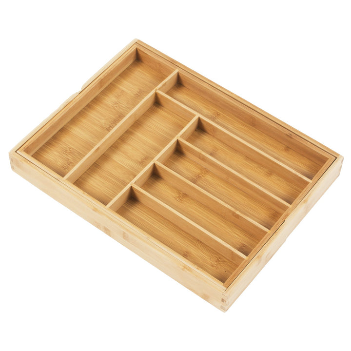 GreenBlue proširivi organizator bambusovog pribora za jelo, 325–500 x 430 x 45 mm, GB379, 2 komada