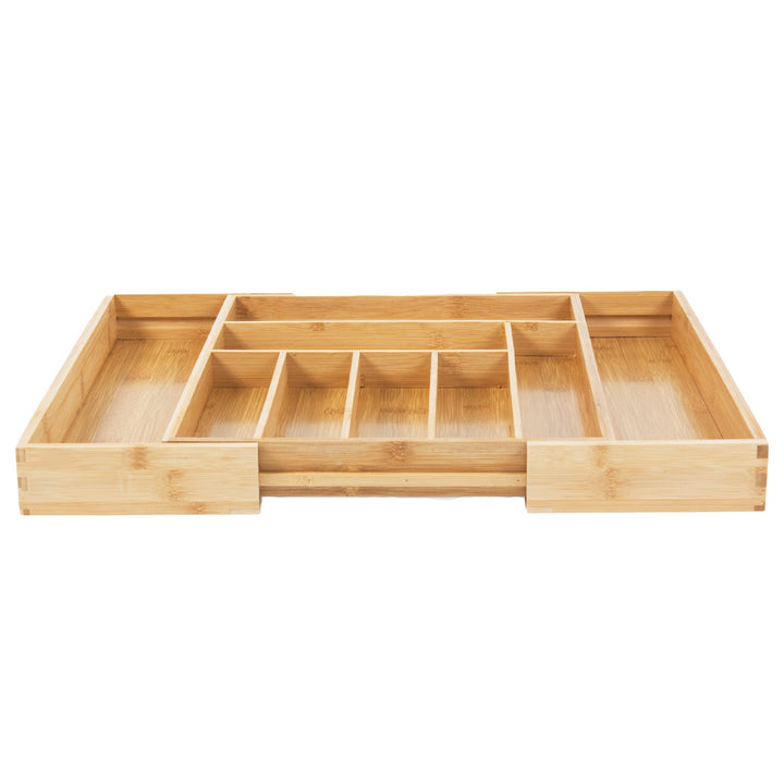 GreenBlue proširivi organizator bambusovog pribora za jelo, 325–500 x 430 x 45 mm, GB379, 2 komada