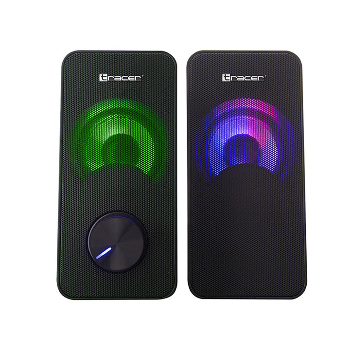 Tracer zvučnici, RGB pozadinsko osvjetljenje, 6 W RMS, USB napajanje, Loop